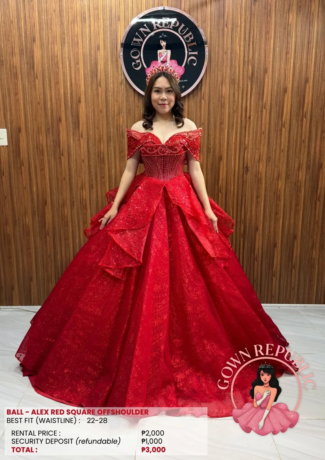 Ball Gowns: Red 228